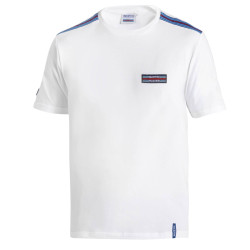 T-Shirt Martini Racing Stripes - Weiß