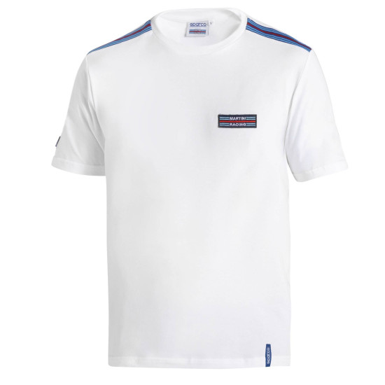 T-Shirt Martini Racing Stripes - Weiß