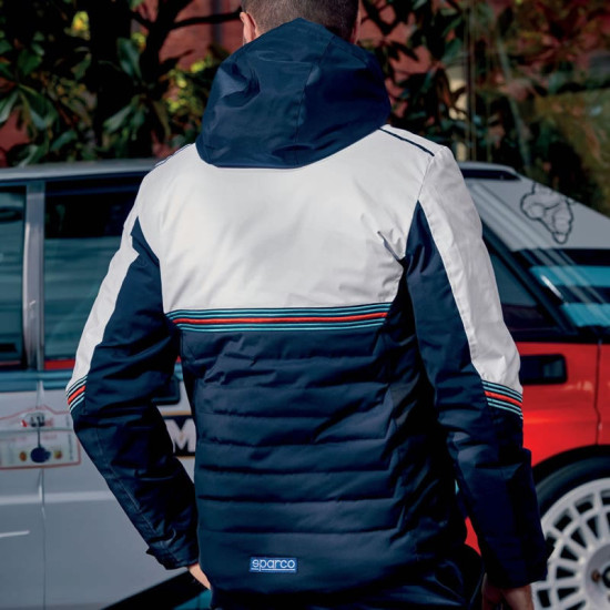 Winterjacke Martini Racing - Blau und Weiß