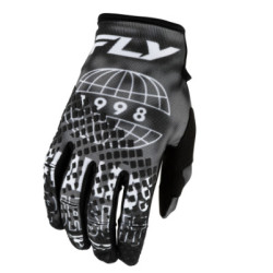 Fly Racing Kinetic Blur Handschuhe - Schwarz / Grau
