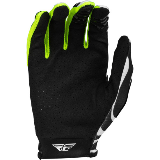 Fly Racing Lite Uncaged - Schwarz / Weiß / Neon Grün