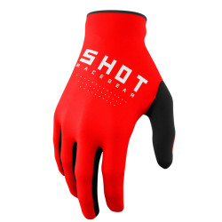 Shot Raw Kinderhandschuhe Rot