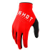 Shot Raw Kinderhandschuhe Rot