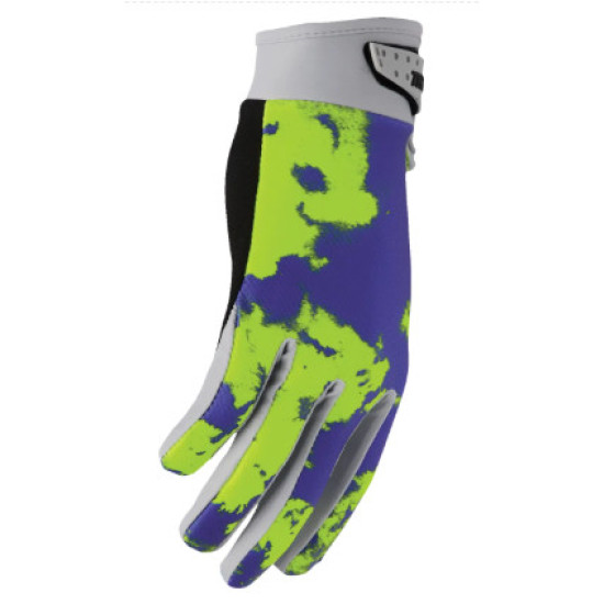 Thor Launchmode Bleach Motocross Handschuhe Grau / Acid