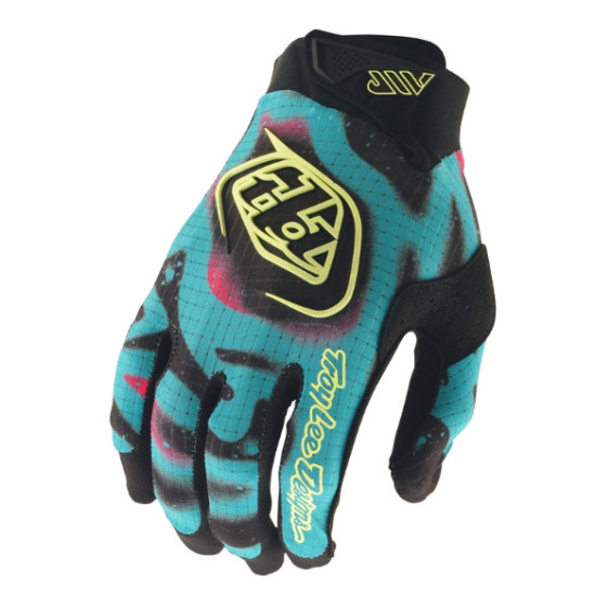Troy Lee Designs Air - Membrane Kinderhandschuhe Schwarz / Gelb
