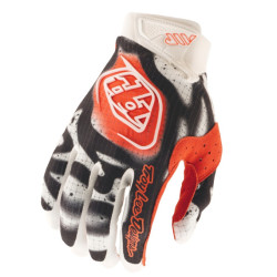 Troy Lee Designs Air - Membrane Kinderhandschuhe Weiß / Infra Red
