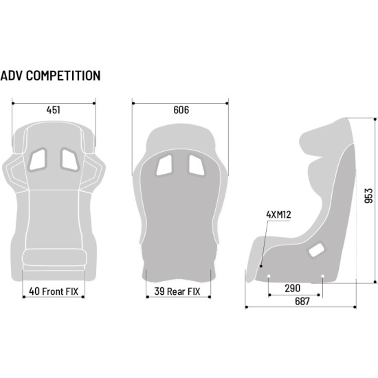 Sparco ADV Competition Carbon Sitz FIA 8862-2009