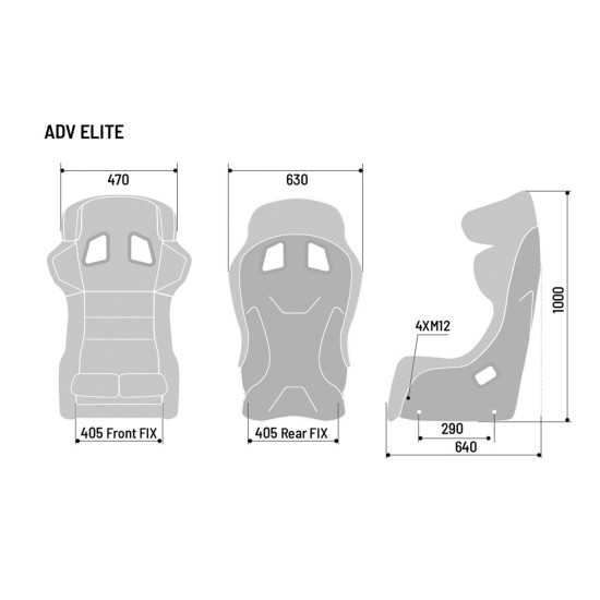 Sparco ADV Elite Carbon Sitz FIA 8862-2015