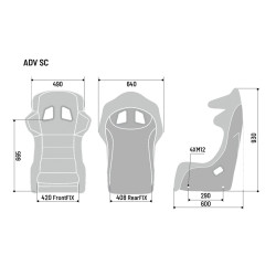 Sparco ADV-SC Sitz FIA 8862-2009