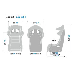 Sparco ADV-SCX H NR Carbon Tech Sitz FIA 8855-1999