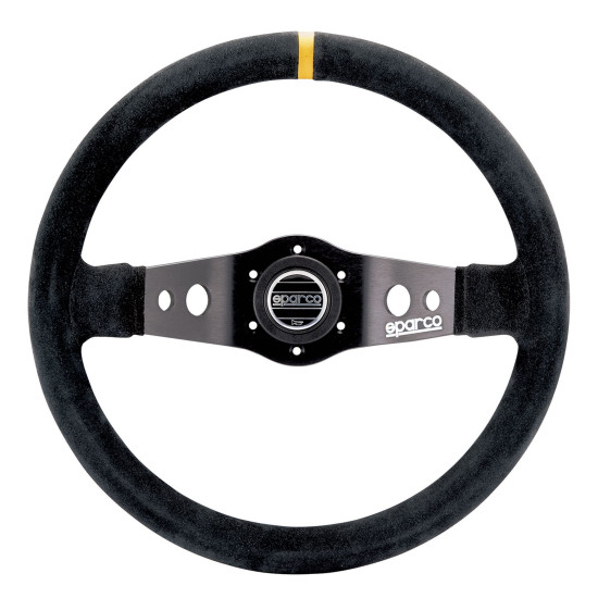 Sparco 215 Wildleder Schwarzes Lenkrad
