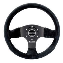 Sparco 300 Wildlederlenkrad - Schwarz