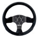 Sparco 300 Wildlederlenkrad - Schwarz