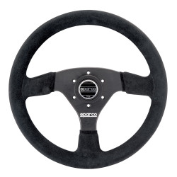 Sparco 323 Wildlederlenkrad - Schwarz