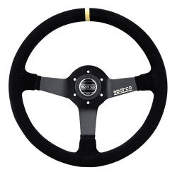 Sparco 345 Wildlederlenkrad - Schwarz