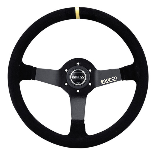 Sparco 345 Wildlederlenkrad - Schwarz