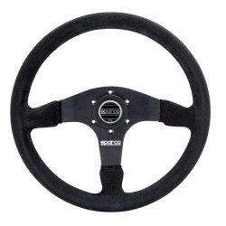 Sparco 375 Wildlederlenkrad - Schwarz