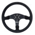 Sparco 375 Wildlederlenkrad - Schwarz