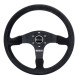 Sparco 375 Wildlederlenkrad - Schwarz