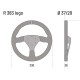 Sparco 383 Logo Velours-Lenkrad