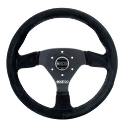 Sparco 383 Wildlederlenkrad - Schwarz