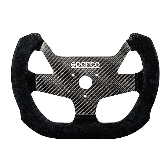 Sparco F-10C Carbon Wildleder Lenkrad - Schwarz