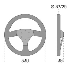 Sparco R383 Champion Lenkrad