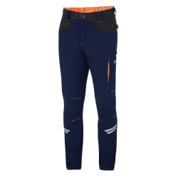 Sparco Kansas Tech Lightt Hose - Navy Blau / Fluo Orange