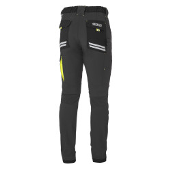 Sparco Light Tech Kansas Hose - Grau / Gelb