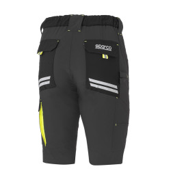 Sparco Tech Laredo Light Shorts - Dunkelgrau / Gelb