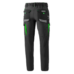 Sparco Tech Oregon Hose - Grau / Grün