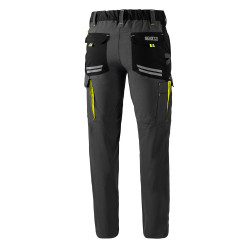 Sparco Tech Oregon Hose - Grau / Gelb