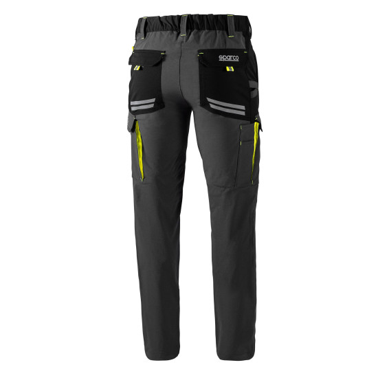 Sparco Tech Oregon Hose - Grau / Gelb