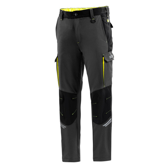 Sparco Tech Oregon Hose - Grau / Gelb