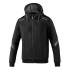 Sparco Colorado Kapuzenjacke mit durchgehendem Reißverschluss - Schwarz / Grau