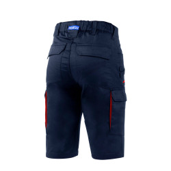 Sparco FTW Bermuda Hawaii - Marineblau / Rot