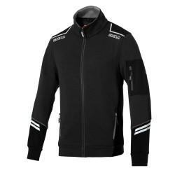 Sparco Full Zip Tech Alabama - Schwarz / Grau