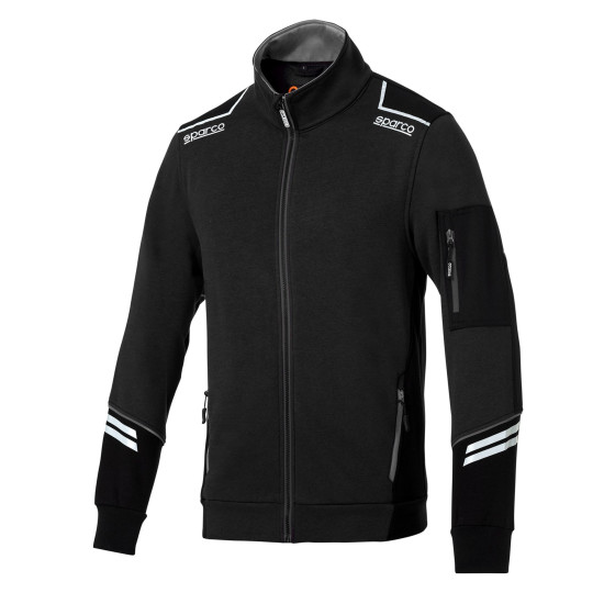 Sparco Full Zip Tech Alabama - Schwarz / Grau