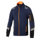 Sparco Full Zip Tech Alabama - Navy Blau / Orange