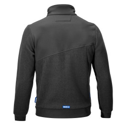 Sparco Grit Fleece Full Zip Crestone - Grau