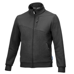 Sparco Grit Fleece Full Zip Crestone - Grau