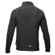 Sparco Grit Sweatshirt mit durchgehendem Reißverschluss Plata - Grau