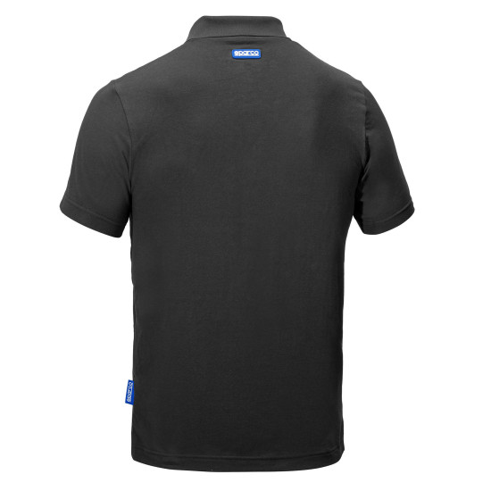Sparco Grit Polo Capitol - Schwarz