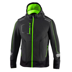 Sparco Soft-Shell Tech York - Grau / Grün