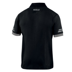 Sparco Tech Toledo Polo - Schwarz / Grau