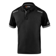 Sparco Tech Toledo Polo - Schwarz / Grau
