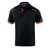 Sparco Tech Toledo Polo - Schwarz / Orange