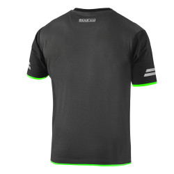 Sparco Tech Tucson T-Shirt - Schwarz / Grün
