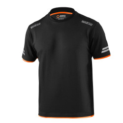 Sparco Tech Tucson T-Shirt - Schwarz / Orange