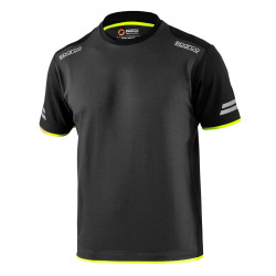 Sparco Tech Tucson T-Shirt - Schwarz / Gelb